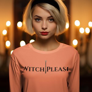 Witch Please Wand Art – Funny Witchy Wall Decor, Gothic Minimalist Print, Sarcastic Witch Gift, Occult Humor Art (Digital Download)