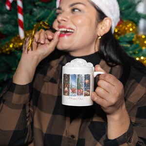 Christmas Cheer Coffee Mug: Cozy Holiday Art, Winter Cocoa Cup