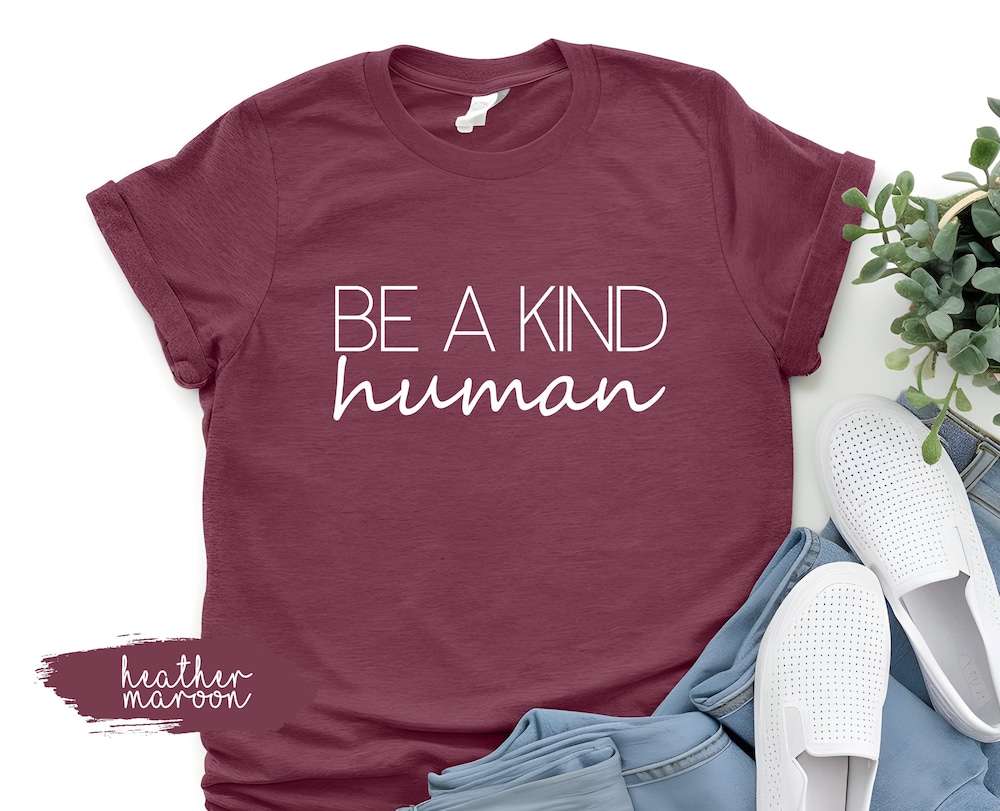 Kindness Shirt, Friendship Shirt, Teacher Shirt,Be A Kind Human Shirt, Brunch Shirts, Weekend Shirts, Inspirational Shirt Urbanchicdecor