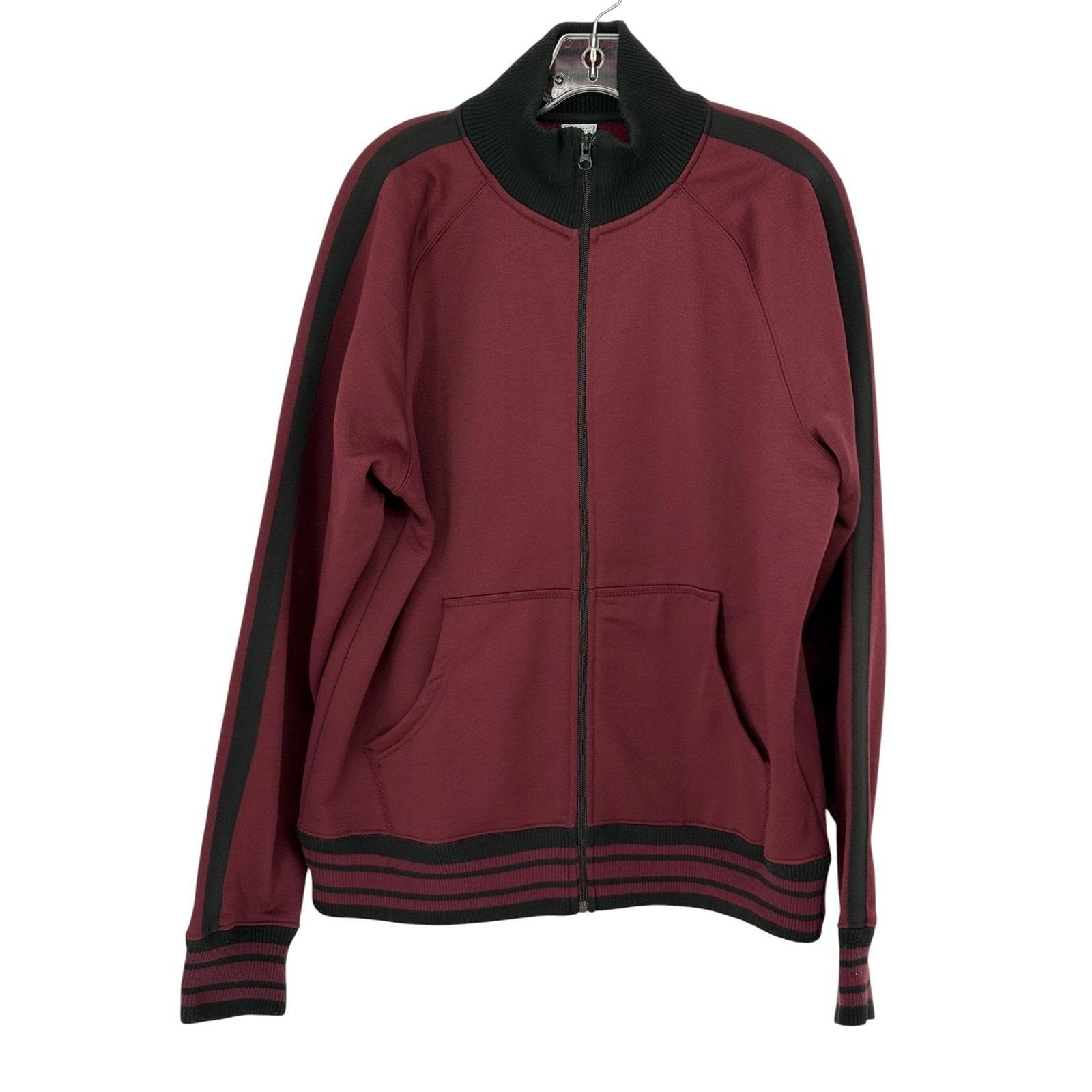 Vintage Burgundy Track Jacket - Etsy