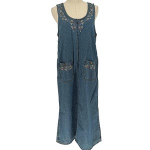 jane ashley denim dress Small Denim Dress, Vest Top, Tie Waist, Short Sleeve, Embroidered Jane  Ashley