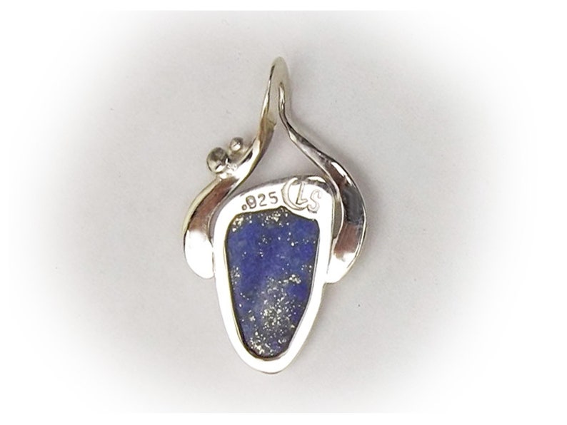 Lapis Lazul and Sterling Silver Pendant, plpsf3463 image 5