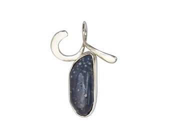 Leland Bluestone Pendant set in Sterling Silver  lbsf3636