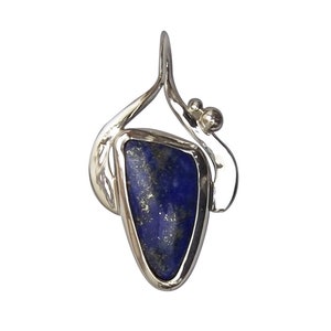 Lapis Lazul and Sterling Silver Pendant, plpsf3463 image 1