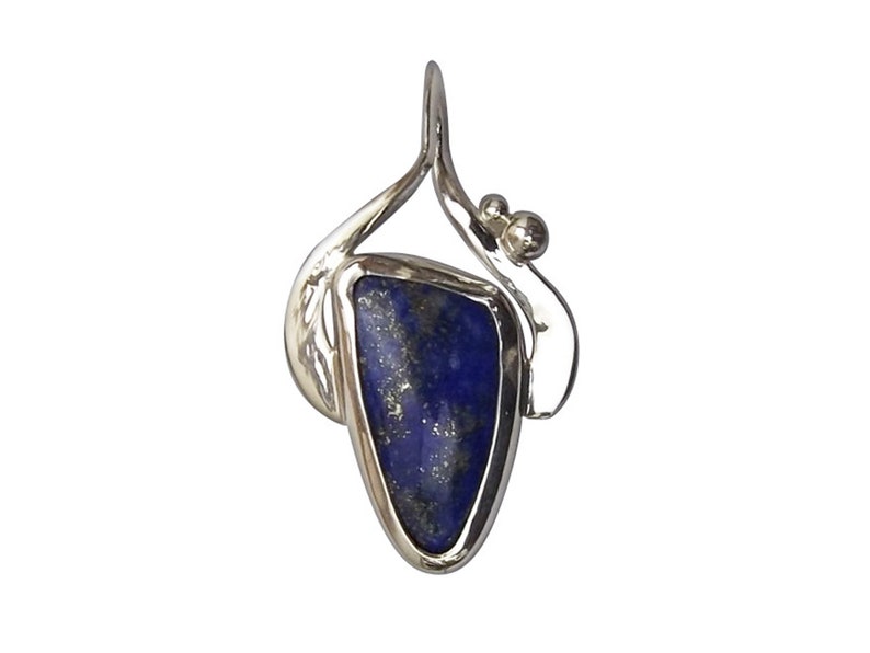 Lapis Lazul and Sterling Silver Pendant, plpsf3463 image 1
