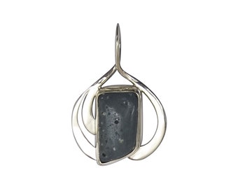 Leland Bluestone Pendant set in Sterling Silver  lbsg3638