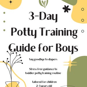 Tre dagars potträningsguide för pojkar