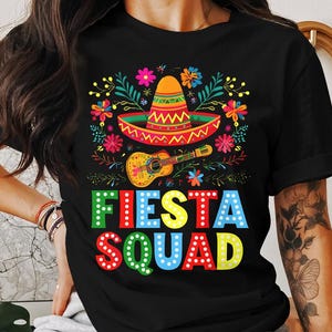 Fiesta Squad PNG: Cinco de Mayo Sublimation Design (Digital Download)