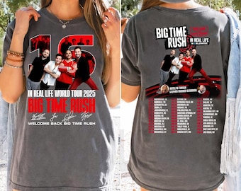 Big Time Rush Tour 2025 Shirt, Big time rush shirt, country music tour 2025 shirt, Big Time Rush band Pop Music Fan shirt, Unisex T-Shirt