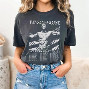 Vintage Benson Boone Shirt, Benson Boone Merch, Benson Boone Concert Shirt, America Heart Tour Shirt, Benson Boone Tour Shirt