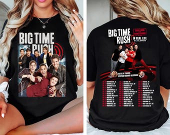 Big Time Rush In Real Life Worldwide Tour 2025-shirt, Big Time Rush 2025-concert, Big Time Rush-fancadeau, Big Time Rush-merchandise, BTR Band-T-shirt