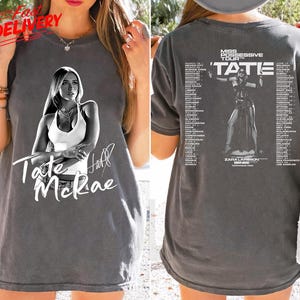 Tate McRae Shirt, Tate McRae 2025 Concert Shirt, Tate McRae Miss Possessive Tour 2025 Shirt, Tate McRae Merch, Tate McRae Shirt