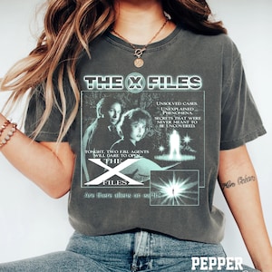 The X Files Unisex T-shirt, TV Show or Movies Collection The X Files Shirt, Dana Scully, The Truth Is Out There Shirt, mulder and scully