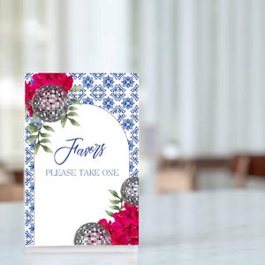 Mamma Mia Party Favor Sign