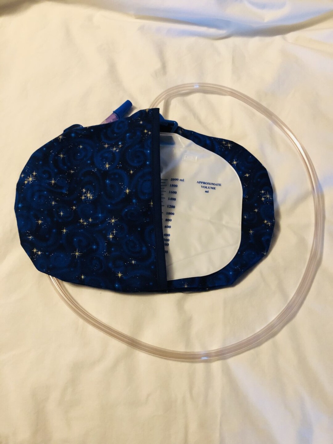 Catheter Foley Bag Cover, Fits 2000ML Bag, stars on Midnight Blue Etsy