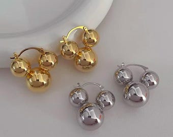 Pendientes de ratón de bola 3D