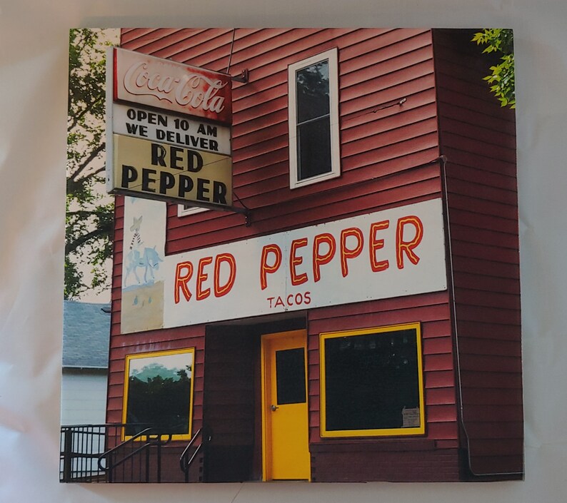 Red Pepper Grand Forks Plaque Etsy