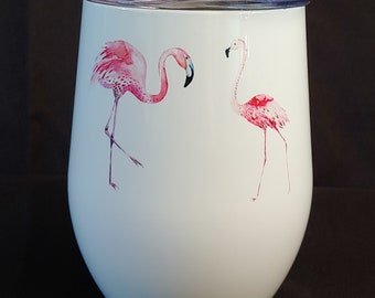 Flamingo insulated mug
