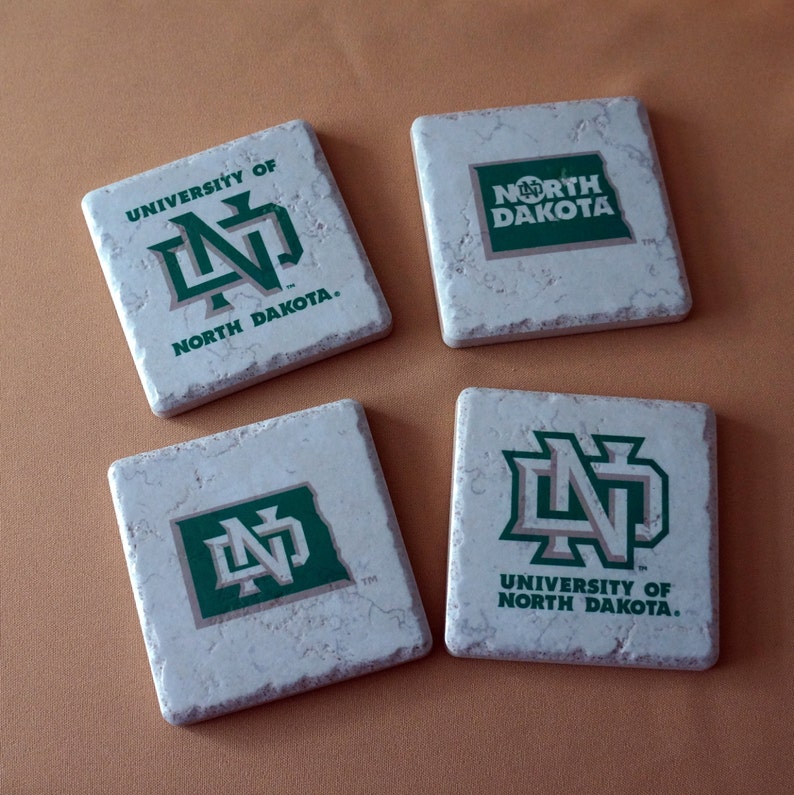 UND University of North Dakota Coasters image 1