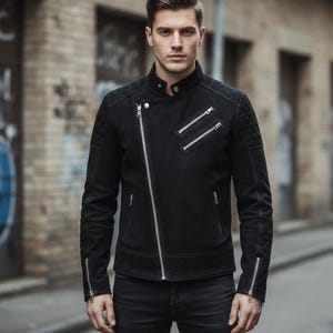 Goat Skin Leather Jacket - Etsy