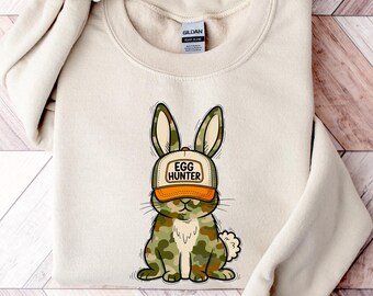 Egg Hunter Camo Easter Shirts, Toddler T-shirt, Easter Day Shirt, Camo Easter Bunny Shirt, Kids T shirts, easter toddler shirt, Trendy shirt