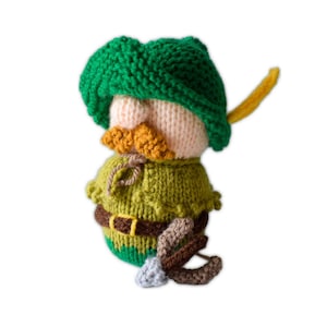 Robin Hood Doll Knitting Pattern PDF download