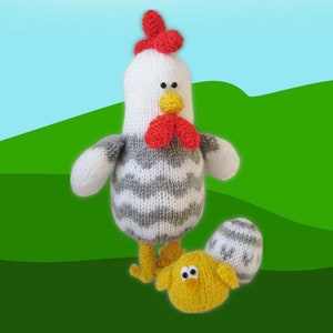 Bertie Rooster toy knitting patterns