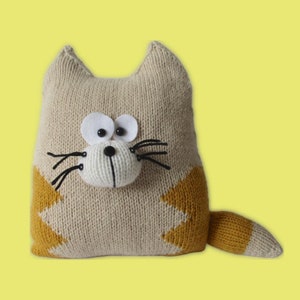 Cat Cushion Knitting Patterns