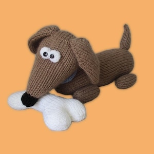 Bangers the Sausage Dog toy knitting patterns