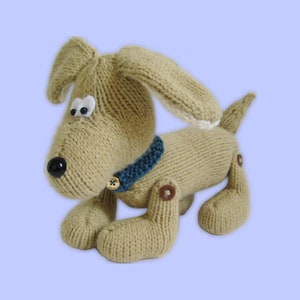 Biscuit the Dog toy knitting pattern