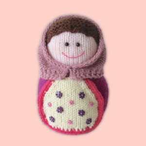 Knitting Pattern: "Baboushka" Doll Toy or Doorstop in DK Yarn (PDF Download)