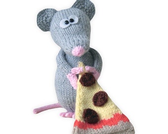 Pepperoni the Rat toy knitting patterns