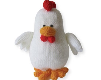 Cooper the Chicken toy knitting pattern