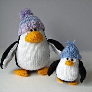 Bobble and Bubble Penguins toy knitting patterns