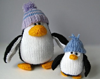 Bobble and Bubble Penguins toy knitting patterns