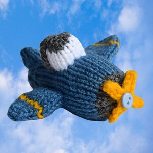 Modèle de tricot pour avion miniature (PDF)
