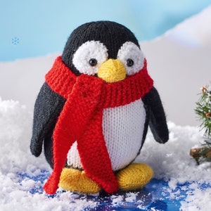Chilly Charlie Penguin Toy Knitting Pattern PDF