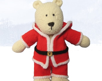 Polar Bear toy knitting pattern