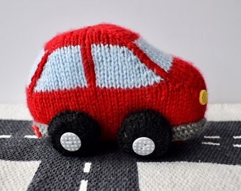 Bubble Car toy knitting pattern