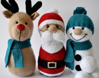 Skittles and Ball old fashioned soft toy vintage knitting pattern l PDF Instant Download