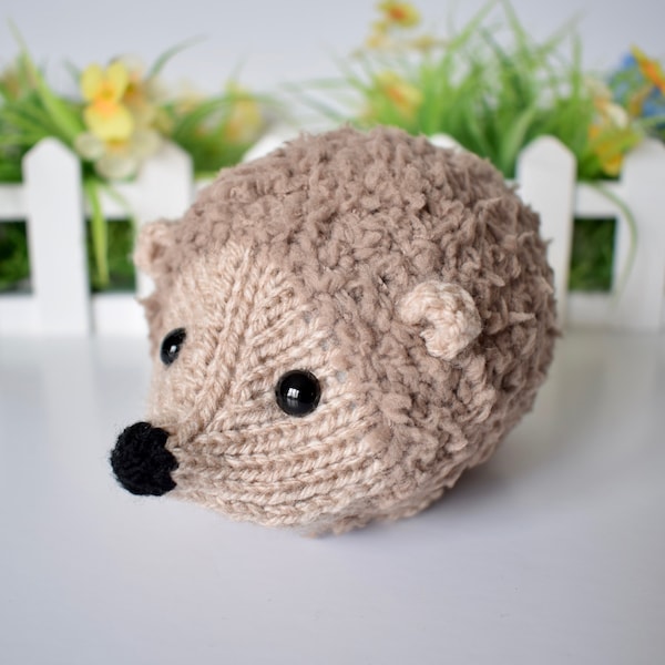 Snuggly Hedgehog toy knitting patterns