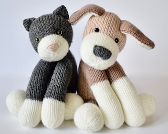 Fido and Fifi toy knitting patterns