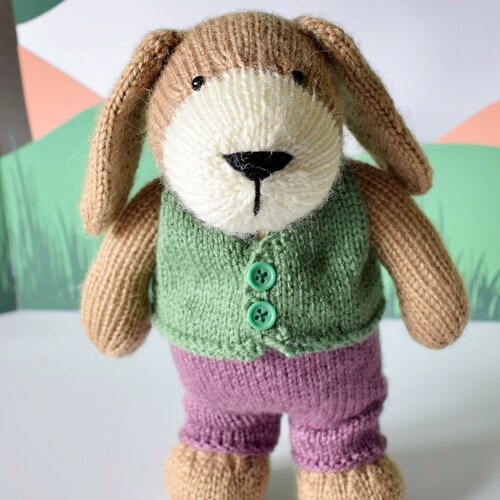 PDF Vintage Knitting Pattern Hippo Zoo Safari Animal Soft Toy Etsy