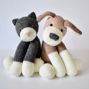 Fido and Fifi toy knitting patterns image 1