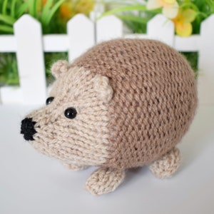 Kensington Hedgehog toy knitting patterns