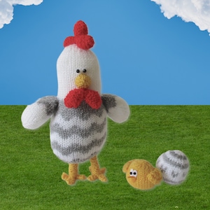 Bertie Rooster toy knitting patterns