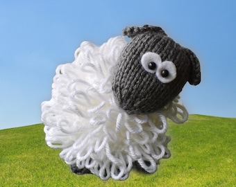 Curly the Sheep toy knitting patterns