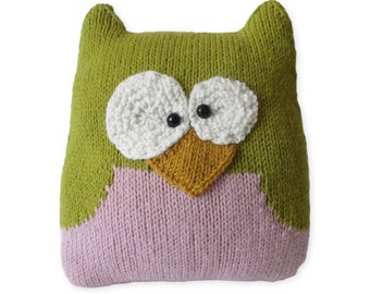 Owl Cushion Knitting Patterns