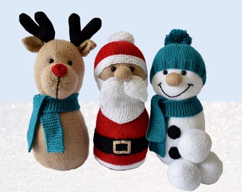 Christmas Skittles toy knitting pattern
