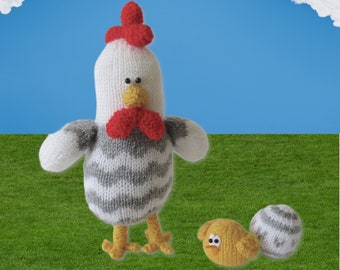Bertie Rooster toy knitting patterns